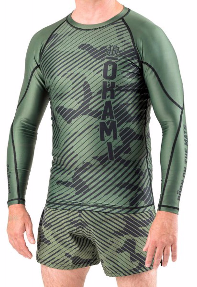 Okami Camo Rashguard - green camo